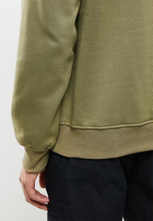 Lonsdale - Fleece sweater - olive