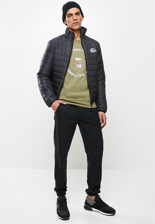 Lonsdale - Fleece sweater - olive