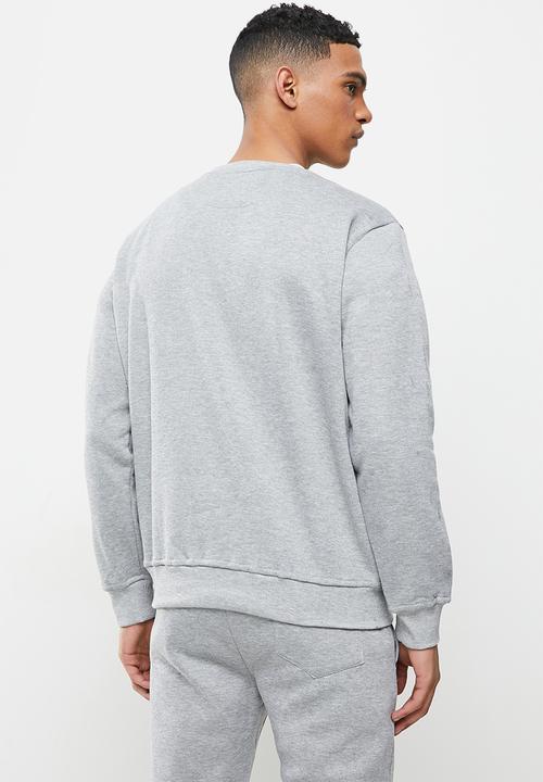 Lonsdale - Basic crew sweater - grey