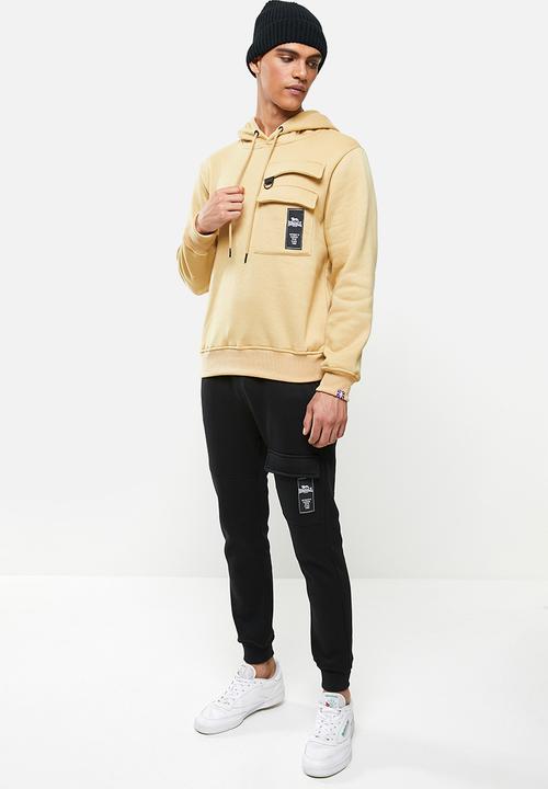 Lonsdale - Cargo hoodie tracktop - chino