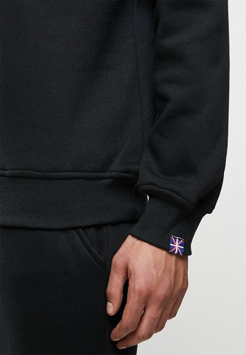 Lonsdale - Cargo hoodie tracktop - black