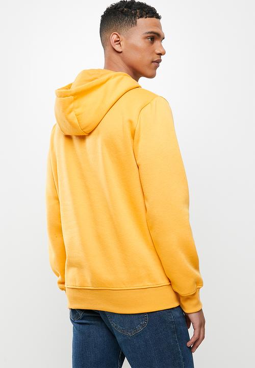 Lonsdale - Fleece hoodie sweater - mustard