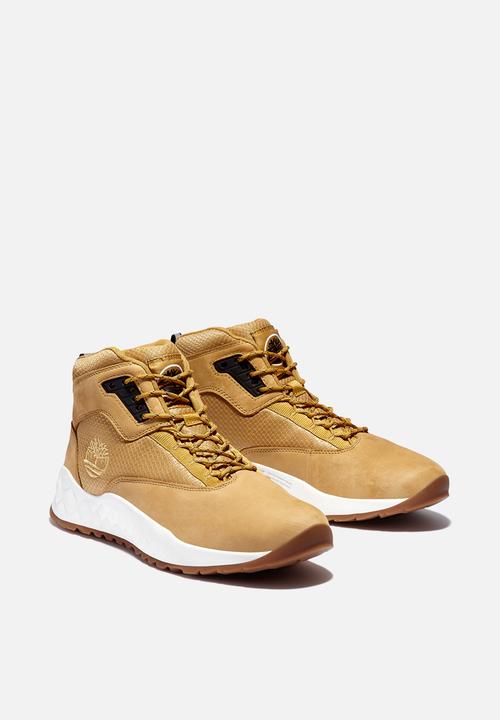 Timberland - Solar wave mid - wheat nubuck fabric and leather