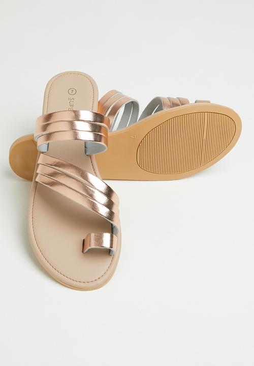 Superbalist - Gulian leather sandal - rose gold