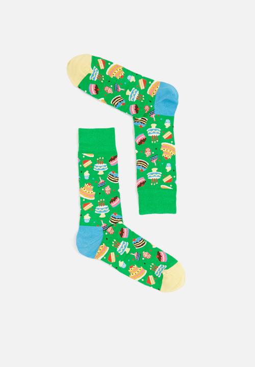 Happy Socks - 3-Pack happy birthday socks gift set - multi