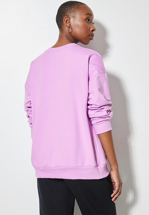 Superbalist - Crew neck sweat - mid mauve