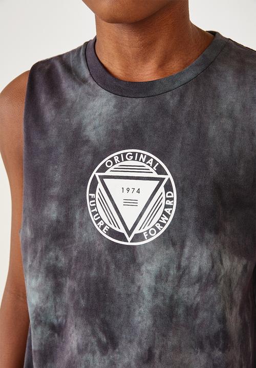 Flyersunion - Spectra dye muscle tee - navy spectra dye