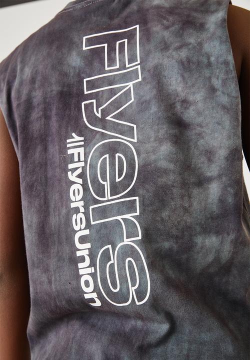 Flyersunion - Spectra dye muscle tee - navy spectra dye