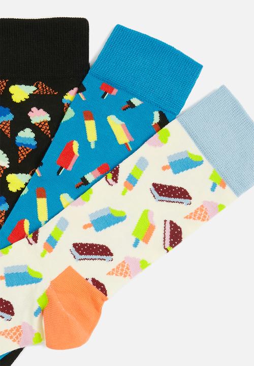 Happy Socks - 3-Pack ice cream socks gift set - multi 