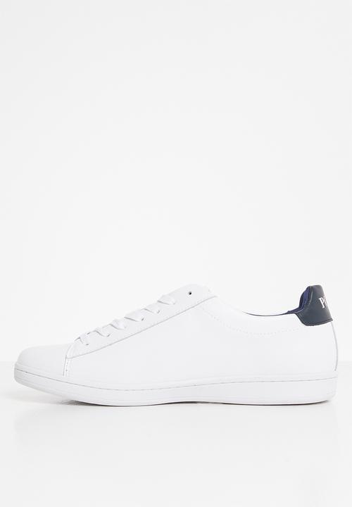 POLO - Hayden leather pony sneaker - white