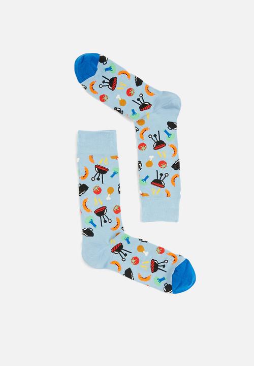 Happy Socks - 2-Pack summer bbq socks gift set - multi