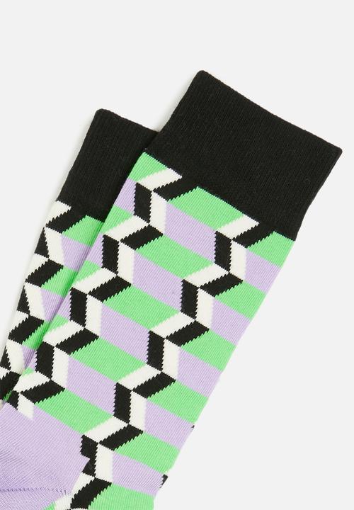 Happy Socks - Zig zag stripe socks - multi