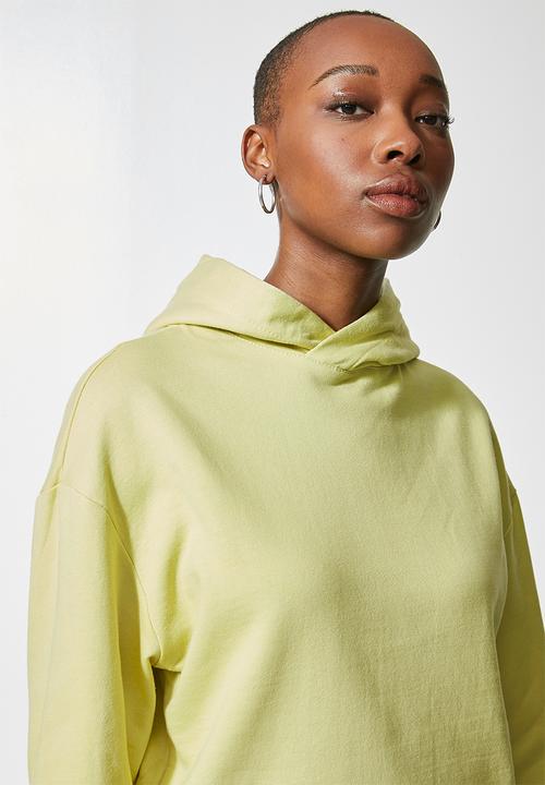 Superbalist - Crop hoodie - green