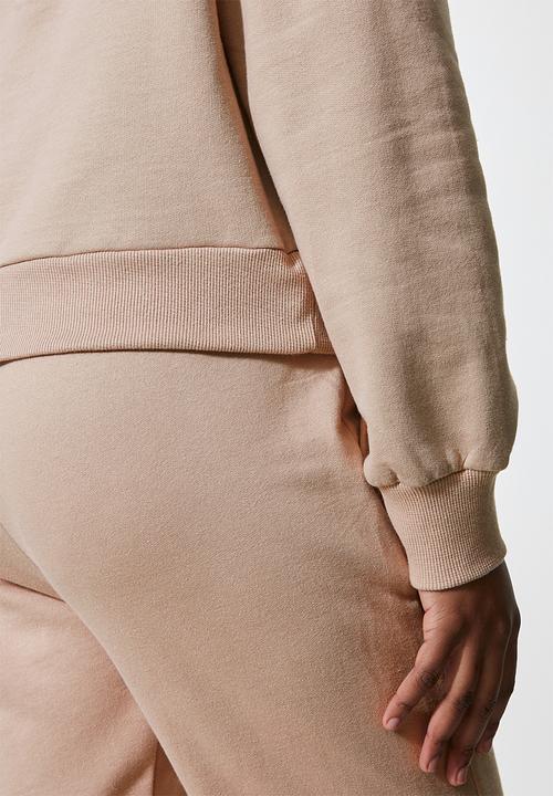 Superbalist - Crop hoodie - bark