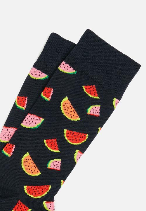 Happy Socks - Watermelon socks - black