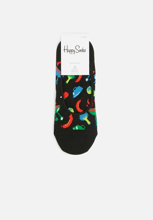 Happy Socks - 3-Pack barbeque liner socks - multi