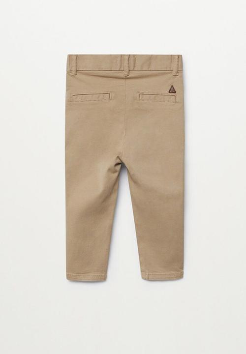MANGO - Trousers chino - beige