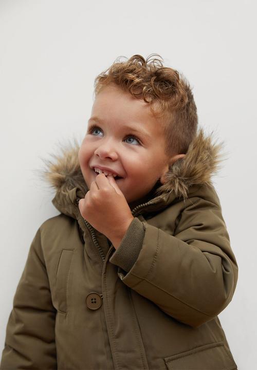 MANGO - Parka jordan - khaki
