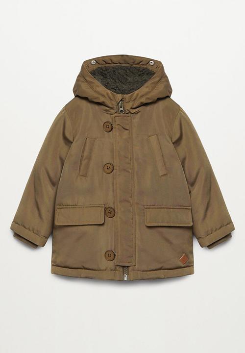 MANGO - Parka jordan - khaki