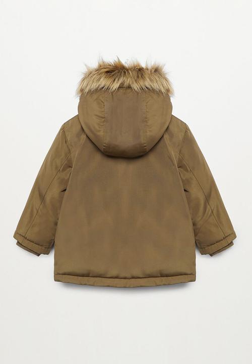 MANGO - Parka jordan - khaki