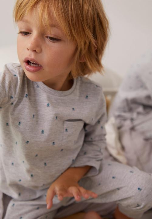 MANGO - Pyjama pack jackb - grey