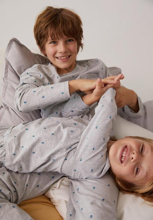 MANGO - Pyjama pack jackb - grey