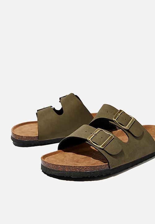 Cotton On - Double buckle sandal - khaki