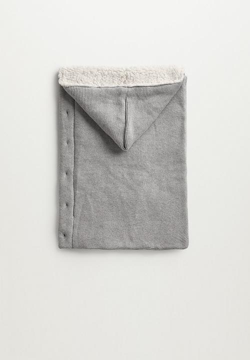 MANGO - Coat hug - grey