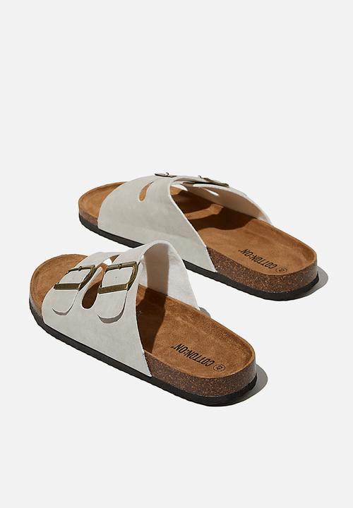 Cotton On - Double buckle sandal - grey