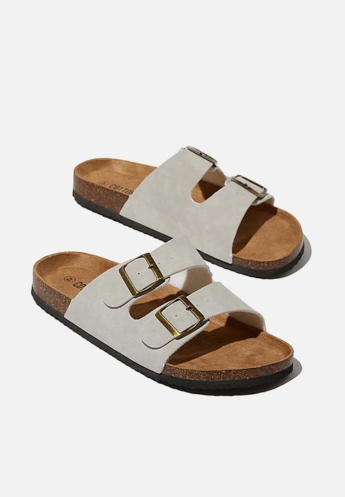 Cotton On - Double buckle sandal - grey