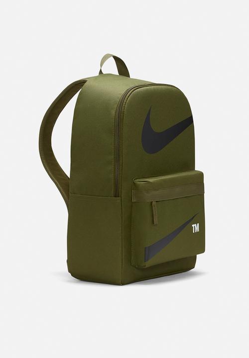 Nike - Nike heritage backpack - swoosh - rough green/black