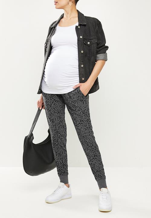 Cotton On - Maternity drop crotch studio pant - grey