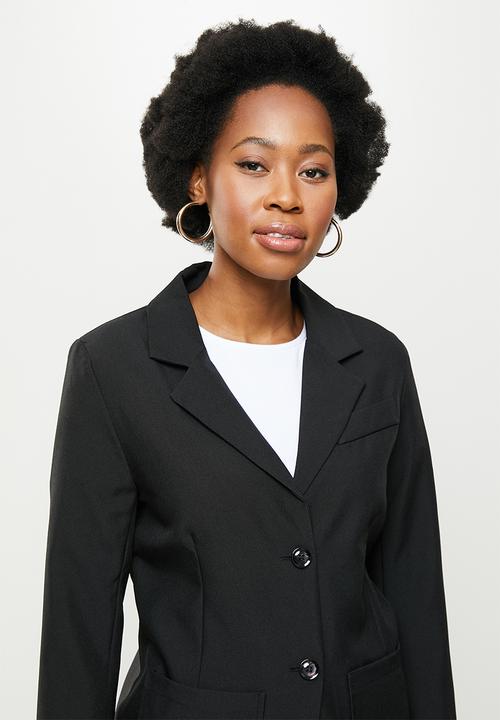 STYLE REPUBLIC - Longline blazer - black