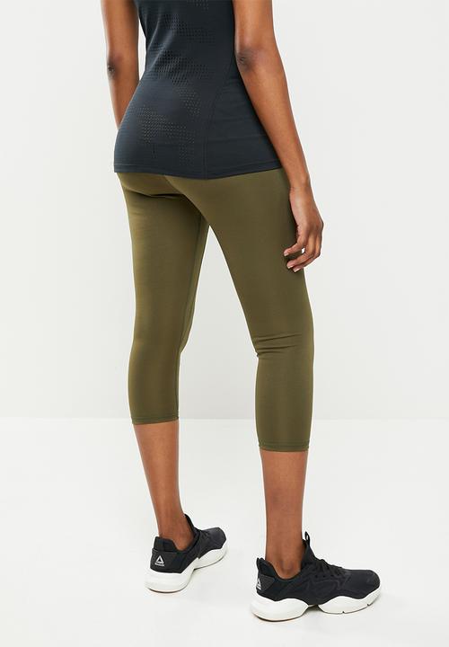 STYLE REPUBLIC - Seamfree 7/8 leggings with cuff - army green
