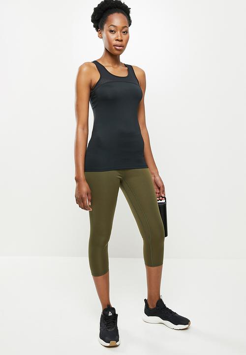STYLE REPUBLIC - Seamfree 7/8 leggings with cuff - army green
