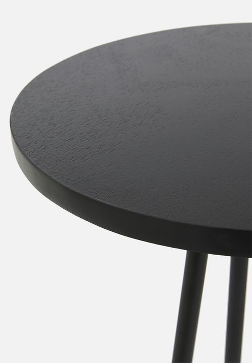 Sixth Floor - Gus side table - black