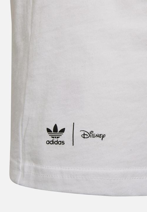adidas Originals - Shorts & tee set - white/pink