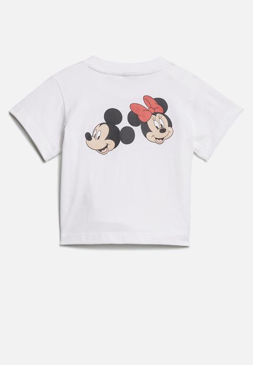 adidas Originals - Skirt & tee set - white/pink/black