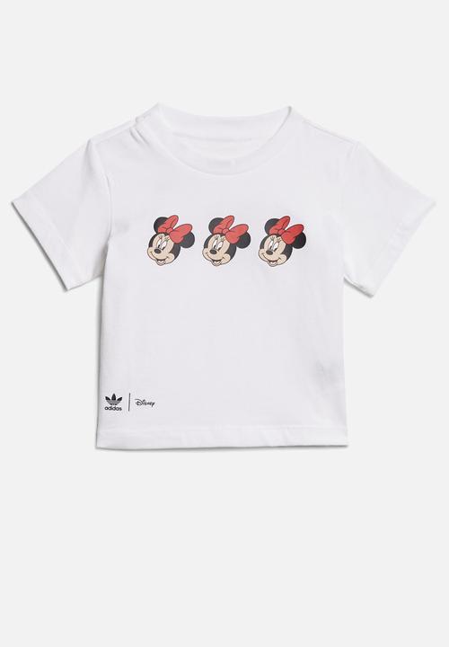 adidas Originals - Skirt & tee set - white/pink/black