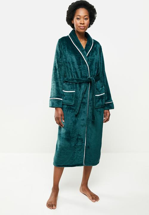 STYLE REPUBLIC - Plush robe - dark teal