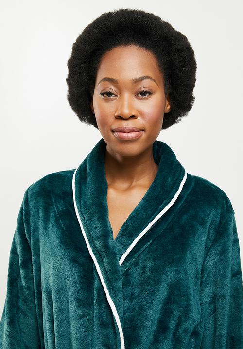 STYLE REPUBLIC - Plush robe - dark teal