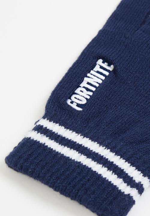 Rebel Republic - Fortnite - logo navy gloves