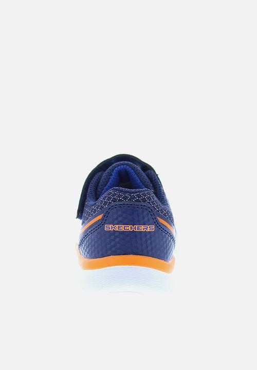 Skechers - Skech-lite - fast stepz - navy & orange