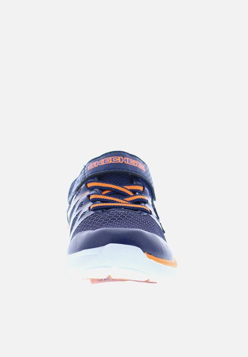 Skechers - Skech-lite - fast stepz - navy & orange