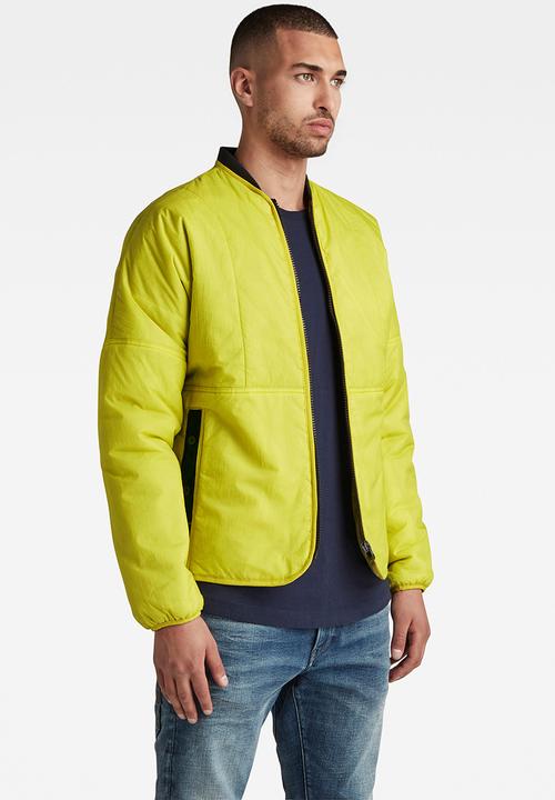 G-STAR - Lightly padded indoor jacket - dark hivis