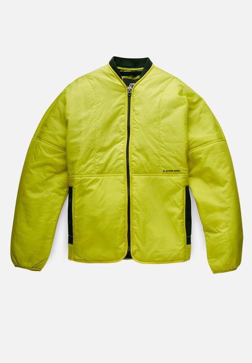 G-STAR - Lightly padded indoor jacket - dark hivis