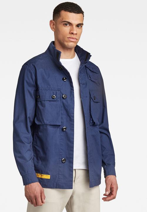 G-STAR - Utility straight overshirt - imperial blue