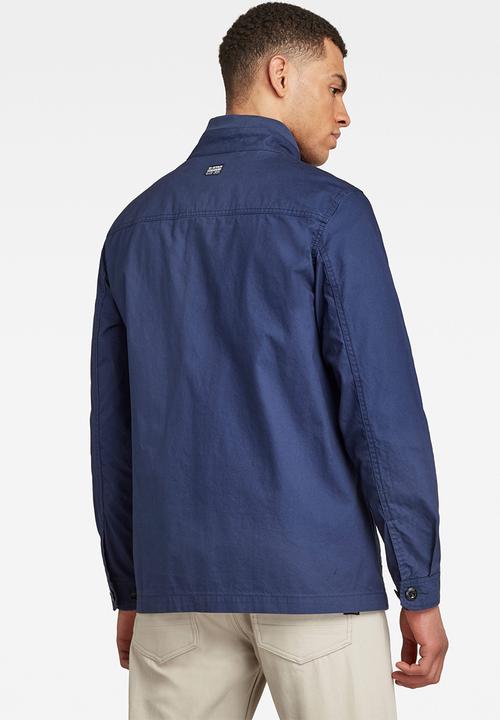 G-STAR - Utility straight overshirt - imperial blue