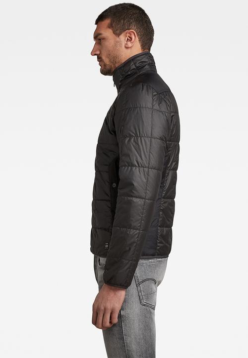 G-STAR - Lt wt quilted jacket - dk black