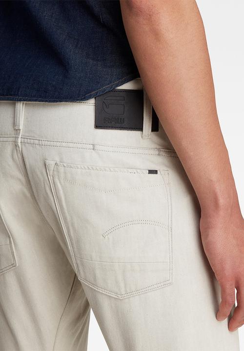 G-STAR - Scutar 3d slim tapered - ecru